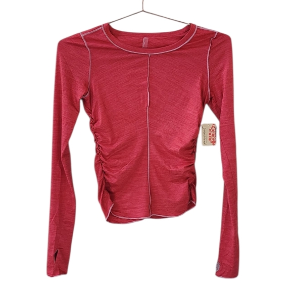FREE PEOPLE Movement Right On Run Long Sleeve Layer Top Size XS - Picture 1 of 12